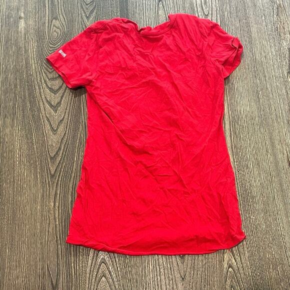 Soffe Louisville Cardinals Graphic T-Shirt Short Sleeve V-Neck Cotton Red Size M - Picture 2 of 4